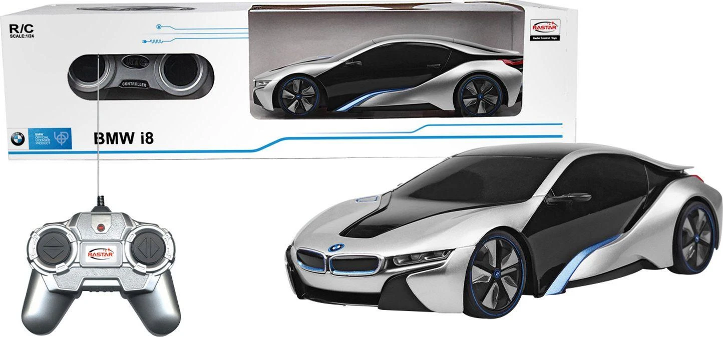 RASTAR automodelis valdomas BMW I8 1:24, 48400