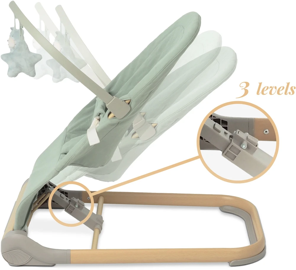 Neno NESSO LIGHT Žalias - BED SEAT FOR BABIES
