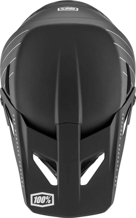 1 Jaunesnio amžiaus viso veido šalmas STATUS DH/BMX Šalmas Essential Juodas dydis. S (47-48 cm) (NAUJIENA)