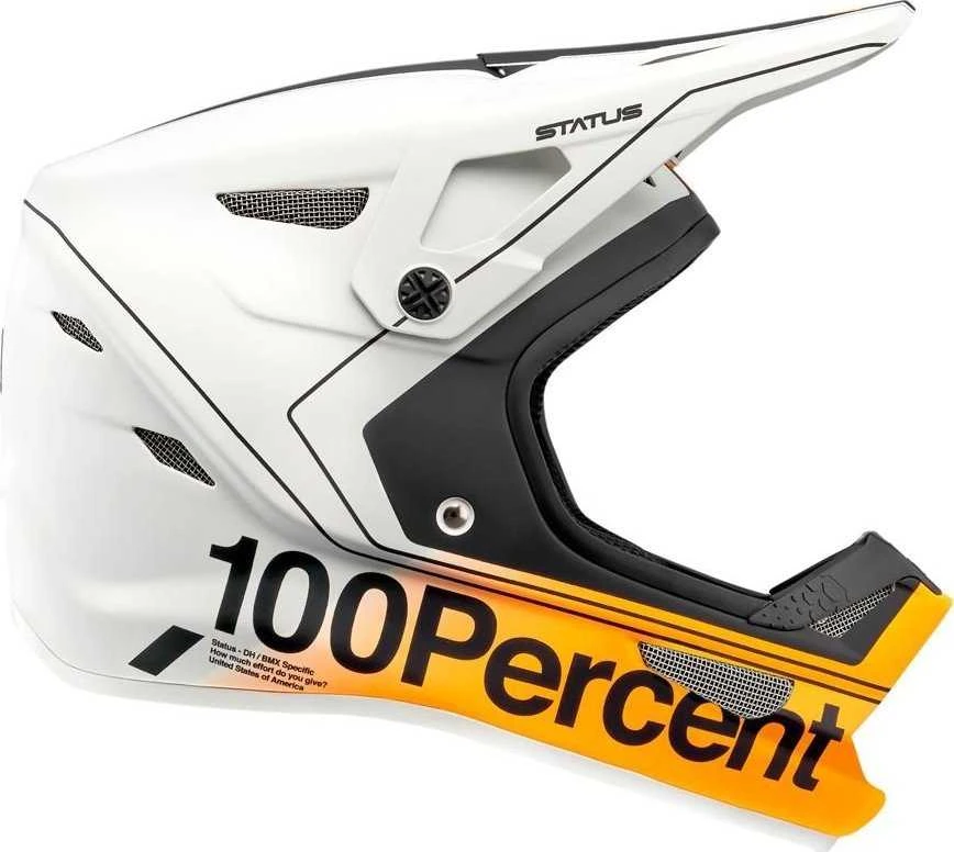 100 Percent 100% Kask uždaras STATUS DH/BMX šalmas Hellfire rožinis. XL (61-62 cm)