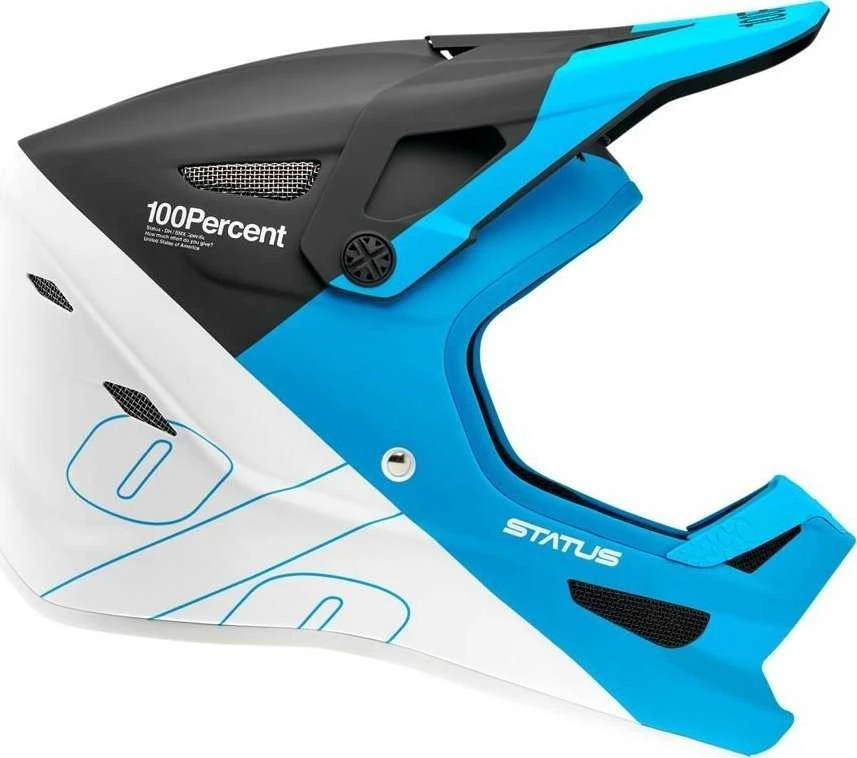 100 Percent 100% Kask uždaras STATUS DH/BMX šalmas Hellfire rožinis. XL (61-62 cm)