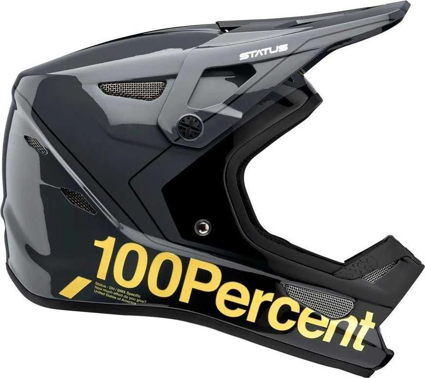 100 Percent 100% Kask uždaras STATUS DH/BMX šalmas Hellfire rožinis. XL (61-62 cm)