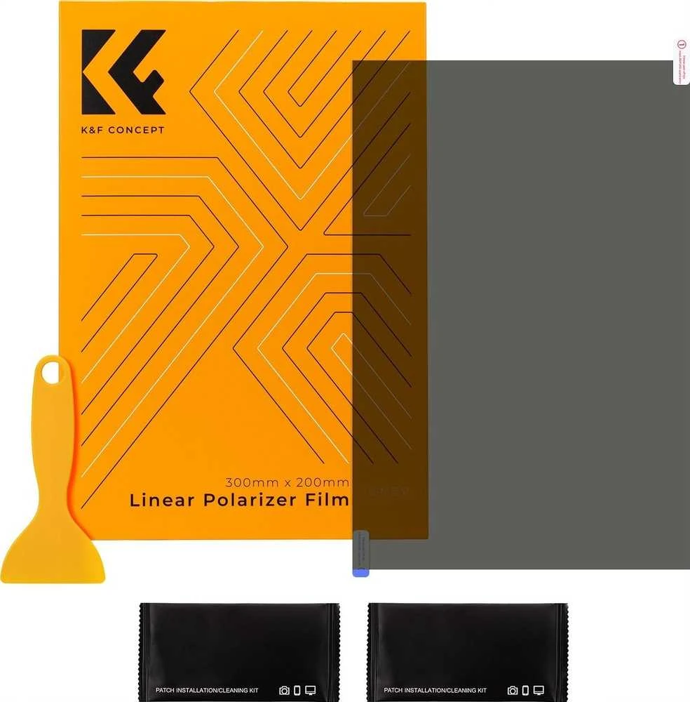 K&F rinkinys 1x poliarizacinė plėvelė PL 300x200mm 30x20cm Concept + priedai / Kf31.074