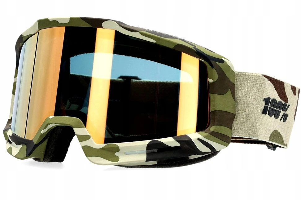 100percent SNOW - OKAN HiPER Camo Copper ML Mirror