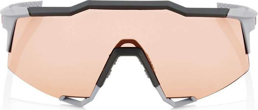 100% Akiniai 100% SPEEDCRAFT Soft Tact Stone Pilkas - HiPER Coral lęšiai (Koraliniai lęšiai LT 52% + permatomi lęšiai LT 93%)