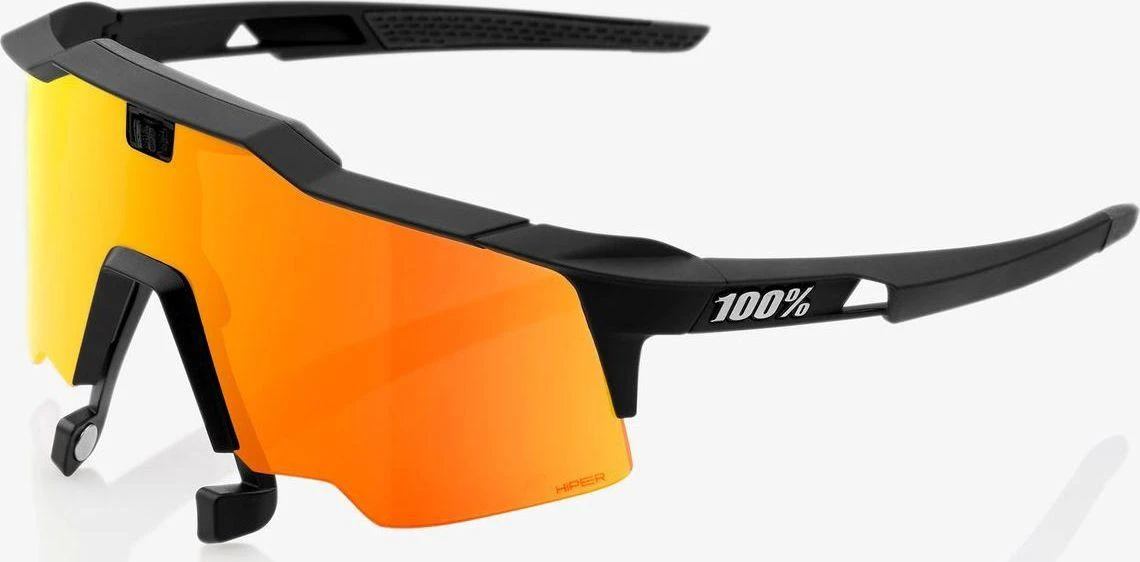 100% Akiniai Speedcraft Air Soft Tact Juodas HiPER Raudona Multilayer Mirror Lens