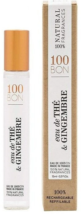 100 „Bon Tea and Ginger“ kvepalų, su Vanduo kvapu, unisex, 15 ml *Miniatiūrinis unisex