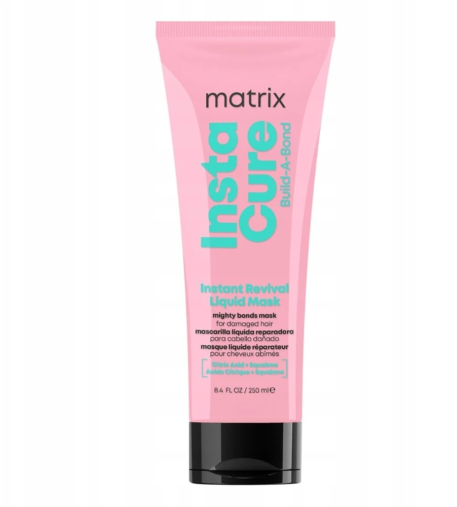 Matrix Total Results Insta Cure Build-A-Bond Mask atkuriamoji kaukė pažeistiems plaukams, 250 ml