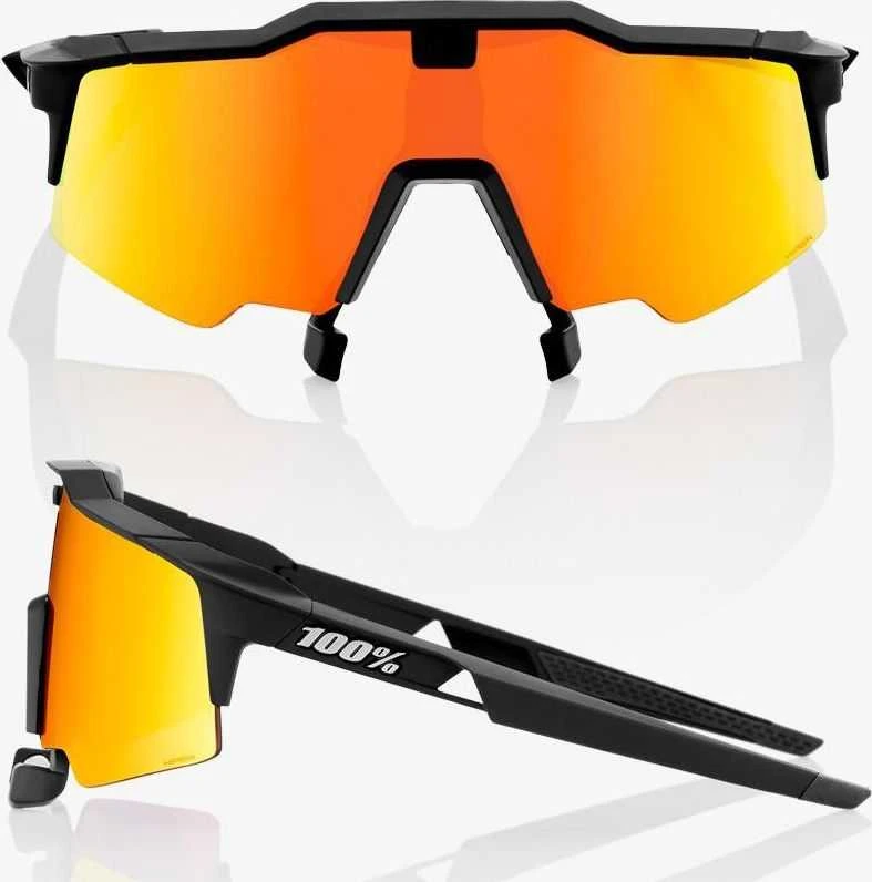 100% Akiniai Speedcraft Air Soft Tact Juodas HiPER Raudona Multilayer Mirror Lens