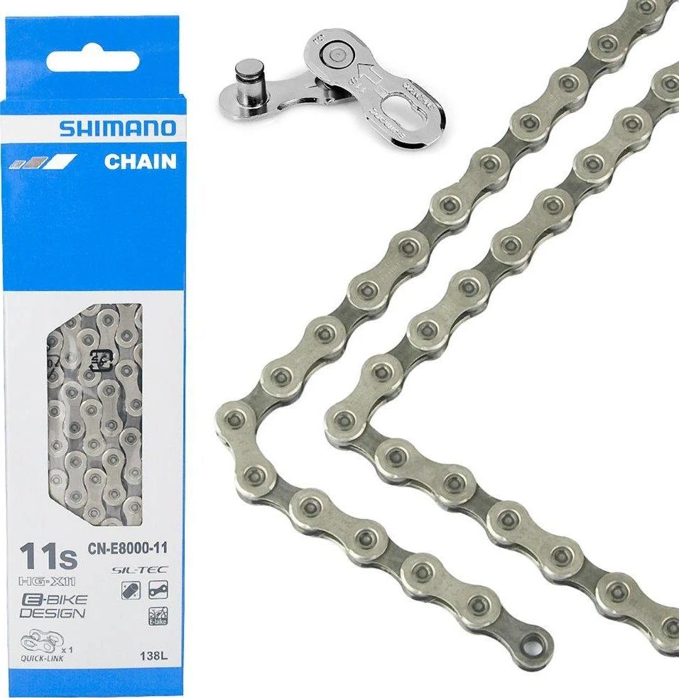 Grandinė Shimano STEPS CN-E8000 11 greičių 138 jungtys