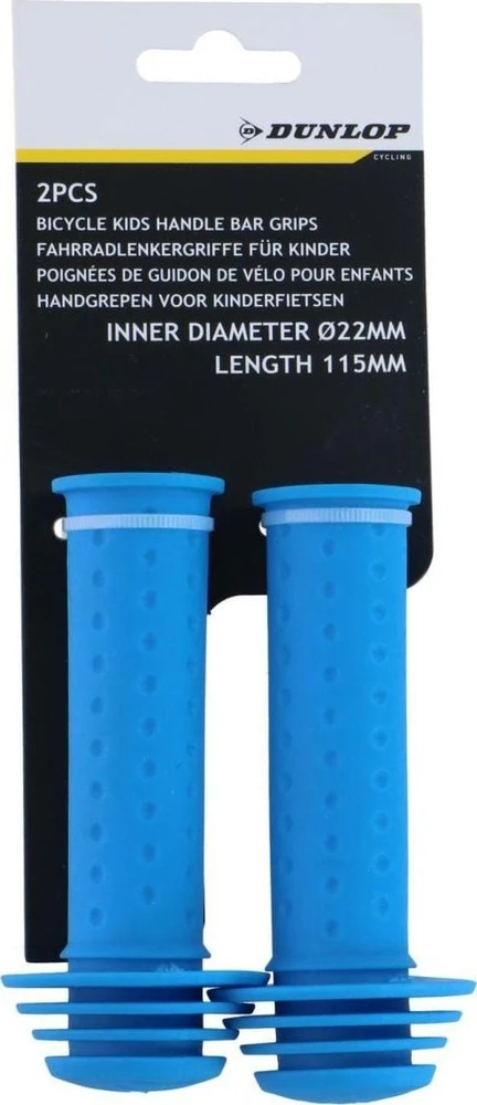 Dviračio rankenėlės Dunlop 115mm mėlynos