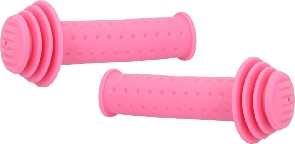 Dunlop dviračio rankenos gripai 115 mm rožiniai