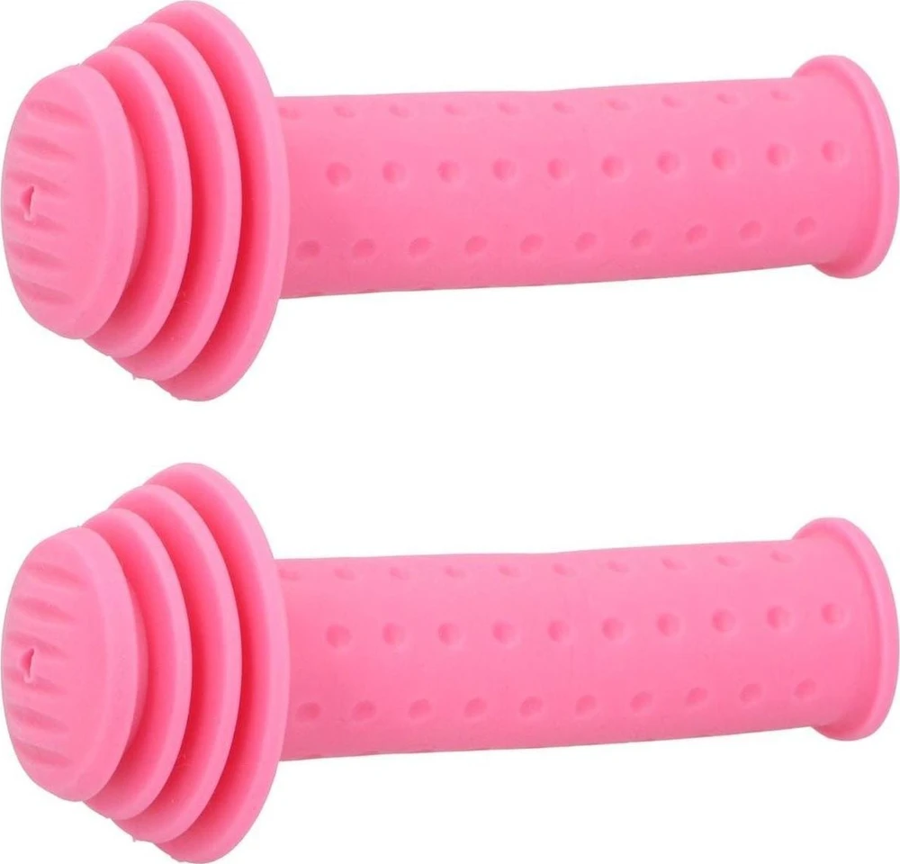 Dunlop dviračio rankenos gripai 115 mm rožiniai