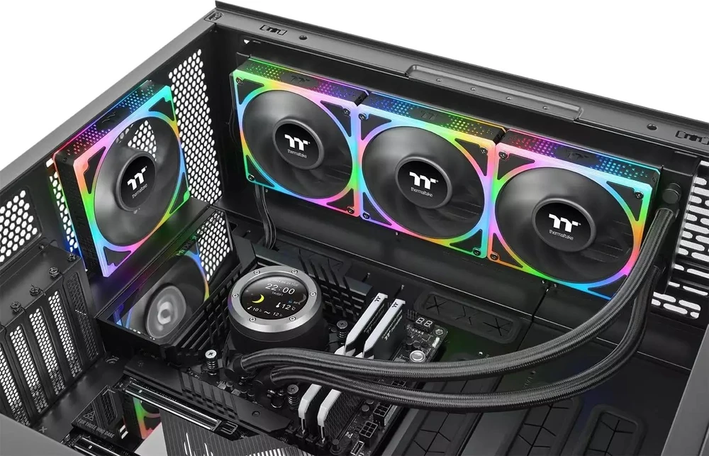 120 mm „Thermaltake TOUGHFAN EX 120 ARGB Sync“ 3 vnt. pakuotė