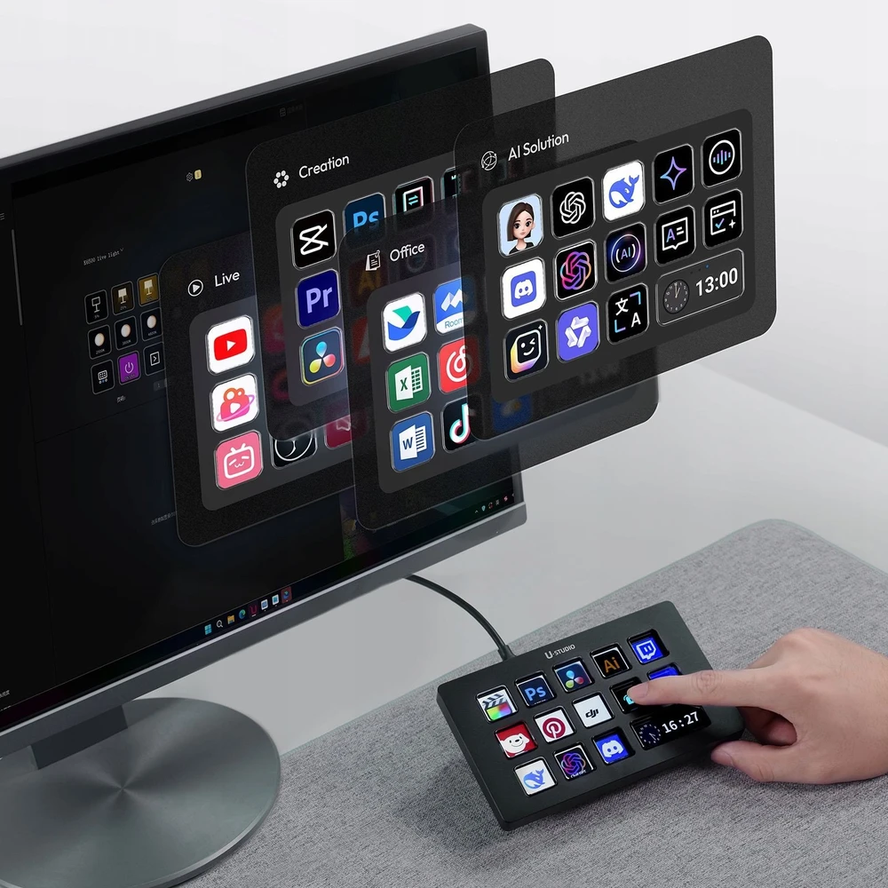 Konsolė Ulanzi Stream Deck D200H