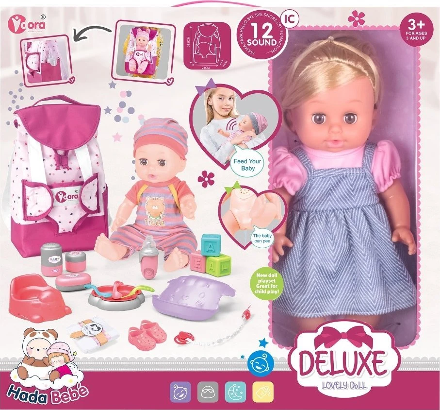 None Nežinomas Lėlė – kūdikis Lovely Doll WZB8801-8, 36 cm