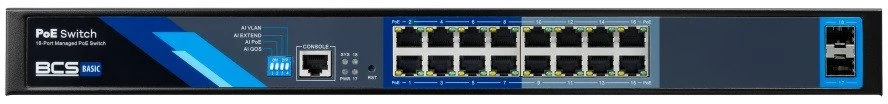 Šakotuvas Bcs Basic BCS-B-SP16G-2SFP-M