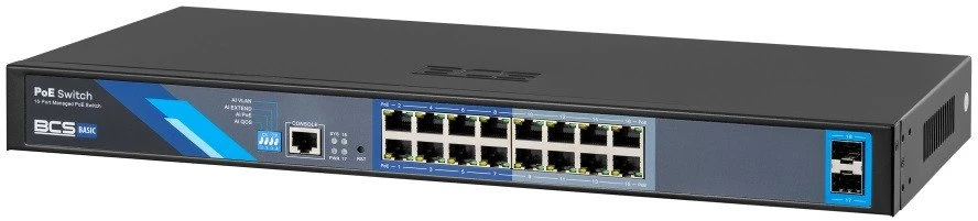 Šakotuvas Bcs Basic BCS-B-SP16G-2SFP-M