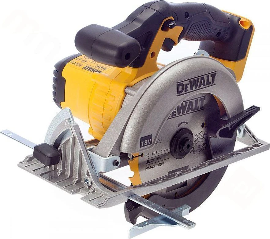 DeWalt akumuliatorinis diskinis pjūklas DCS391N-XJ 165 mm be akumuliatoriaus ir kroviklio