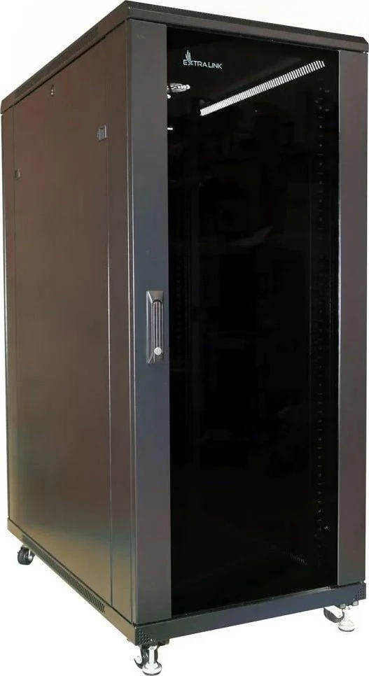 EXTRALINK 32U 600x1000 stovima spintelė juodas