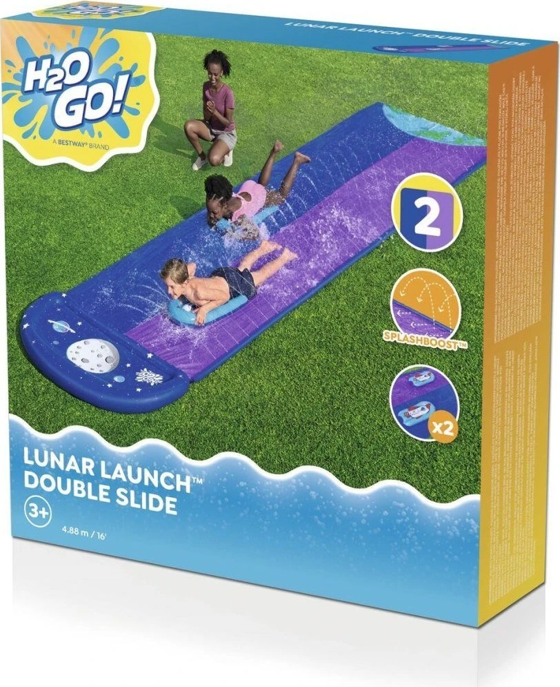 Slide Double Space Race H20 GO! 488cm BESTWAY