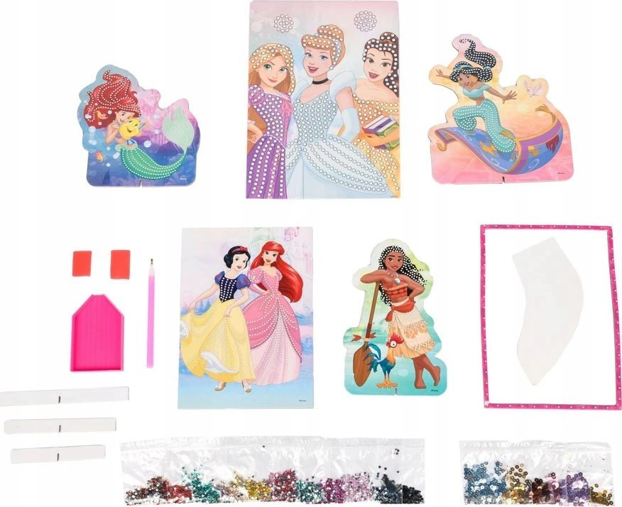 1Punkt „Disney Princess Princess“ kūrybinis deimantinis pjaustymo popierius Za5130