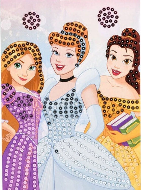 1Punkt „Disney Princess Princess“ kūrybinis deimantinis pjaustymo popierius Za5130