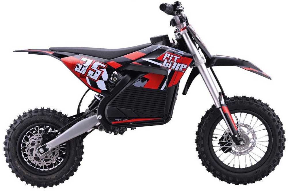 1Punkt Elektrinis motociklas PIT BIKE, Raudona