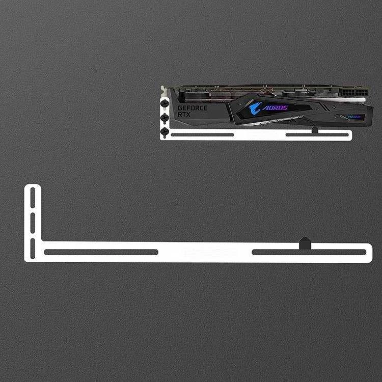 1st Cool 1stCOOL 1stCool Support GPU Aliuminis laikiklis, baltas