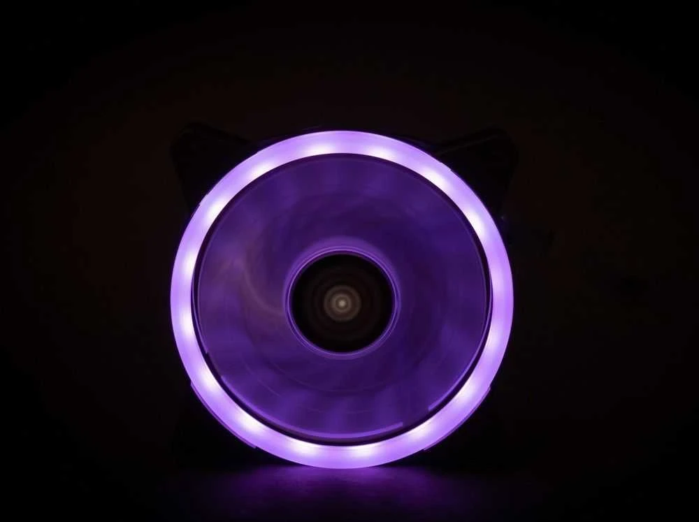 1St Cool 1stCOOL ventiliatorius AURA EVO dviejų žiedų ARGB ventiliatorius 12cm
