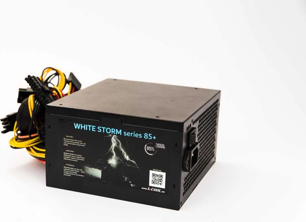 1St Cool 1stCOOL Baltas Storn 550W (ECP-550A-12-85) maitinimo šaltinis
