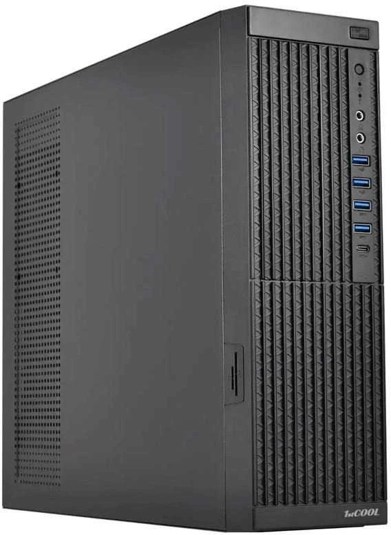 1St Cool 1stCOOL COMPACT 2 korpusas, Micro Tower, AU, USB 3.0, USB-C, CR, 1x 60 mm ventiliatorius, juodas
