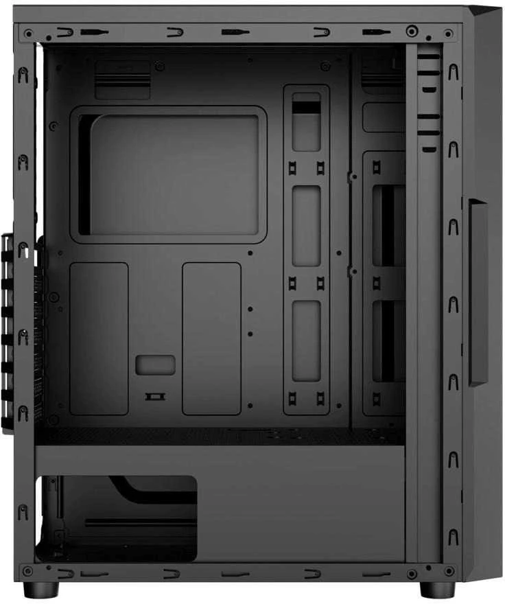 1St Cool 1stCOOL MONSTER EVO korpusas, vidutinio dydžio bokštas, AU, USB 3.0, 2x 120mm, juodas