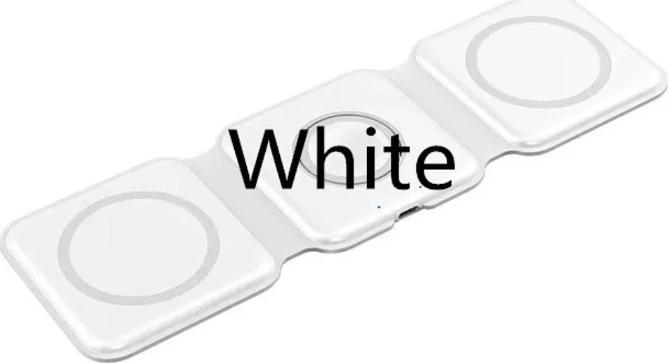 1St Cool 1stCOOL belaidis nešiojamas QI įkroviklis 3in1, MagSafe, USB-C, juodas