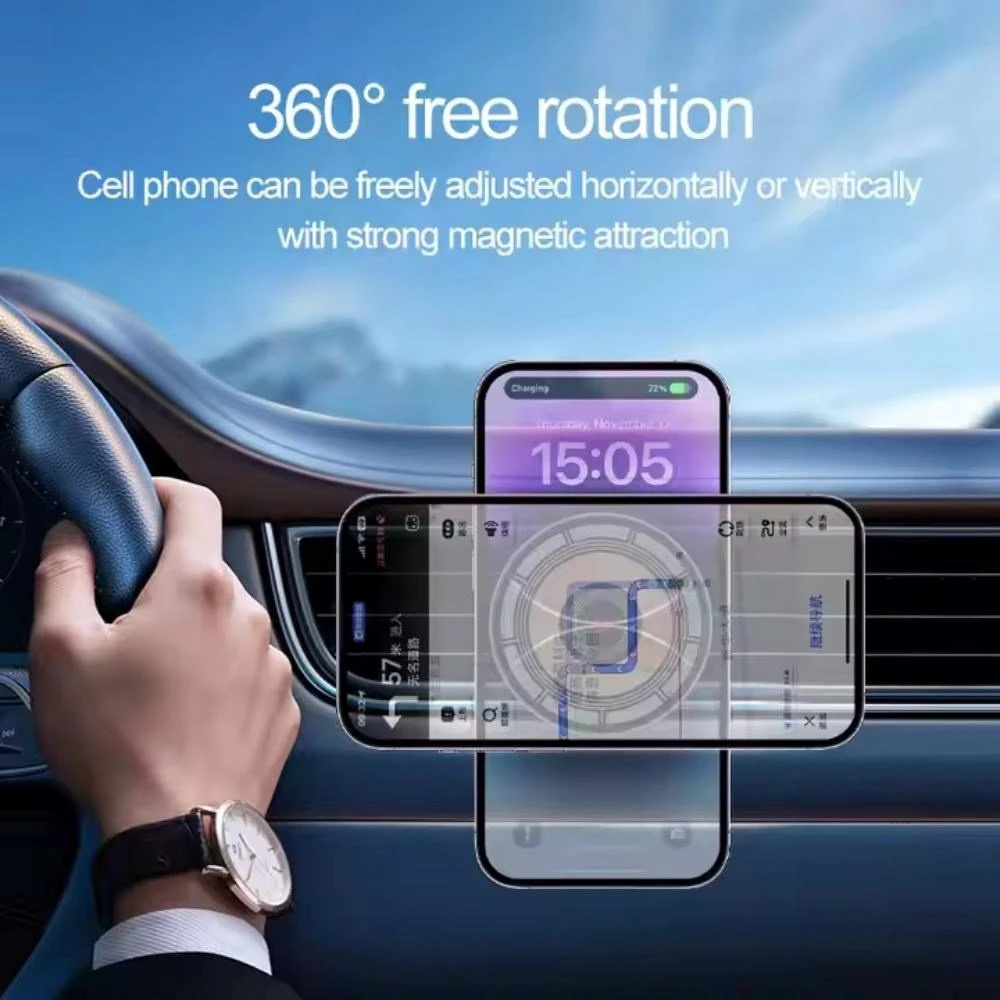 1St Cool Įkroviklis 1stCOOL Belaidis QI įkroviklis 15W, automobiliams, MagSafe, USB-C, viskam