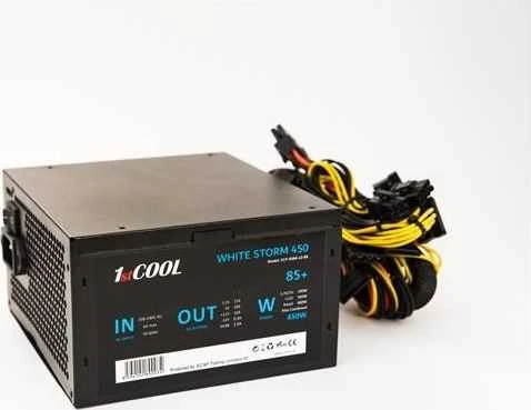 1st Cool 1stCOOL Baltas Storm 450W (ECP-450A-12-85) maitinimo šaltinis