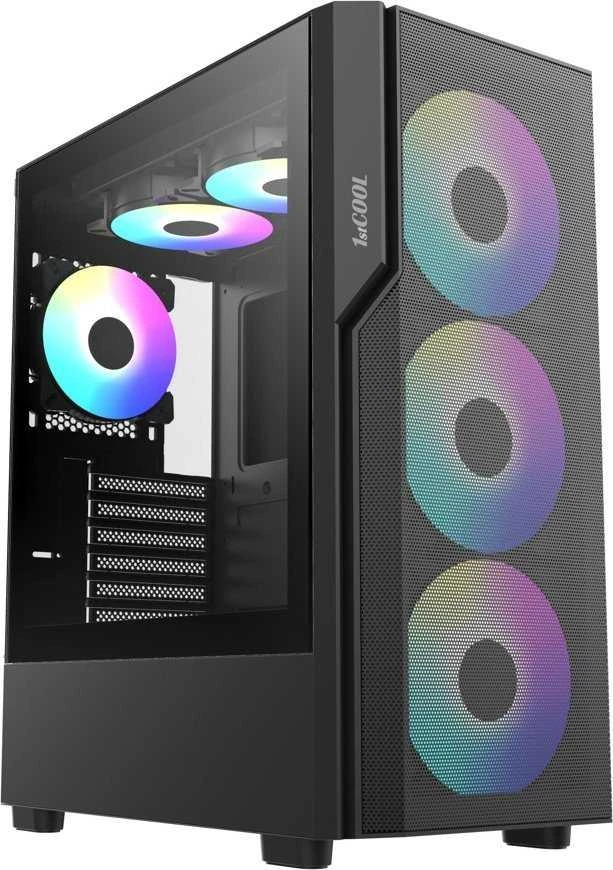 1st Cool 1stCOOL GAMER 5 Juodas dėklas (ML-GAMER5-AU-USB3-ARGB)