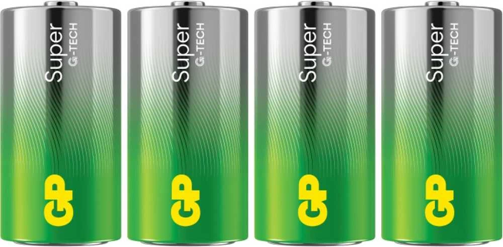 GP Baterija 1x4 GP Super Alkaline 1,5V C Baby baterija