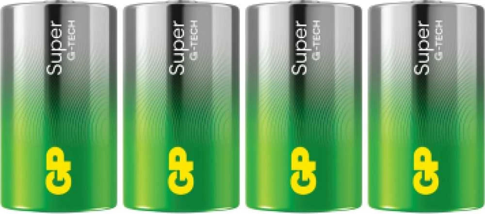 GP Baterija 1x4 GP Super šarminė 1,5V D Mono LR20 baterija