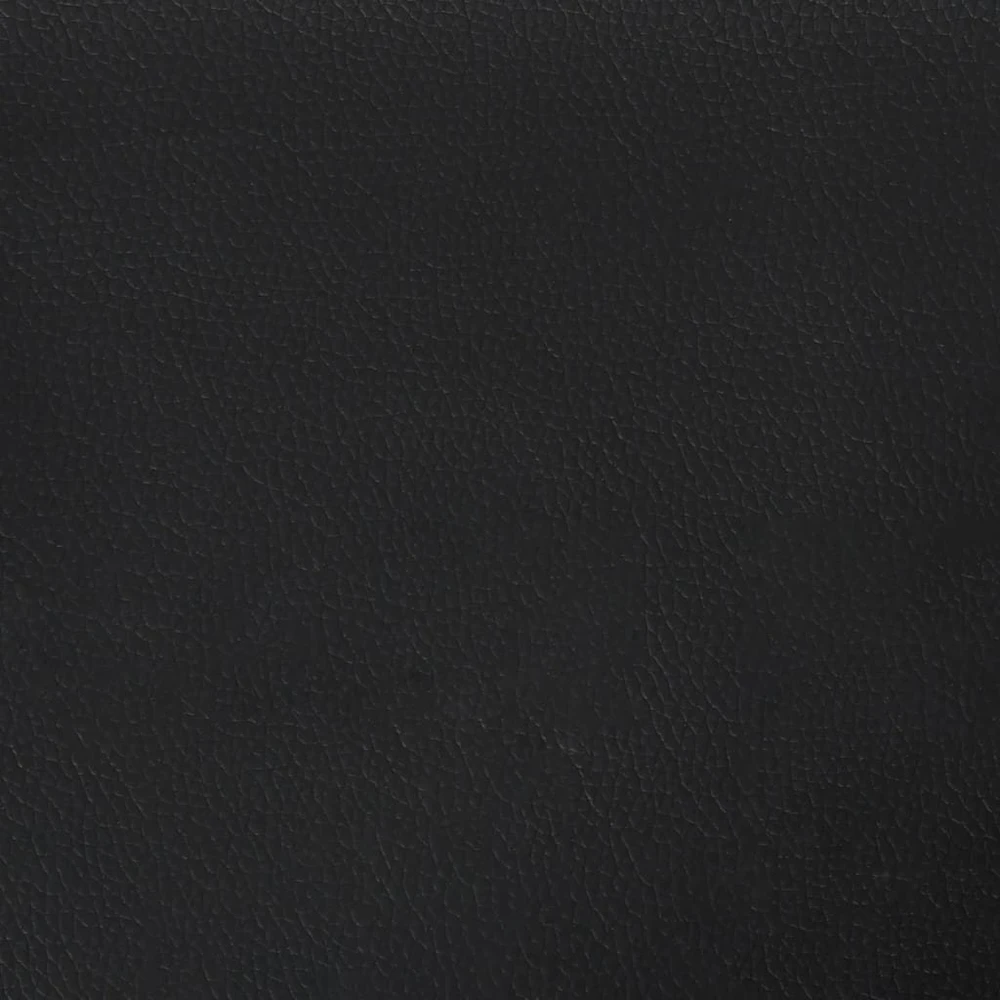 Sofa Chesterfield sofų komplektas, 2 dalių, juodas, dirbtinė oda