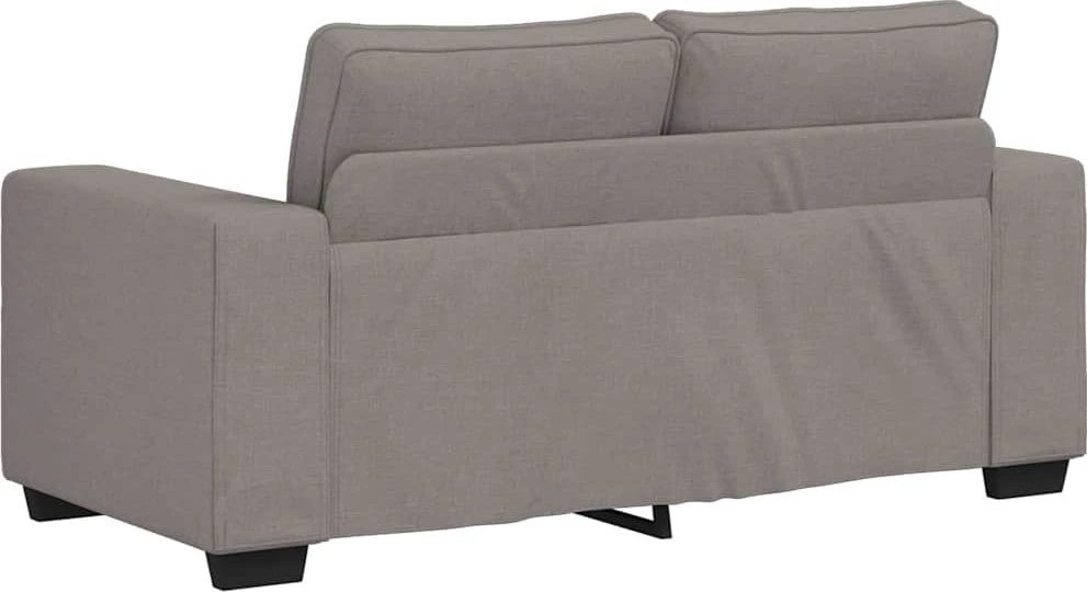 Sofa Dviejų dalių sofos komplektas su pagalvėlėmis, pilkai rudas audinys