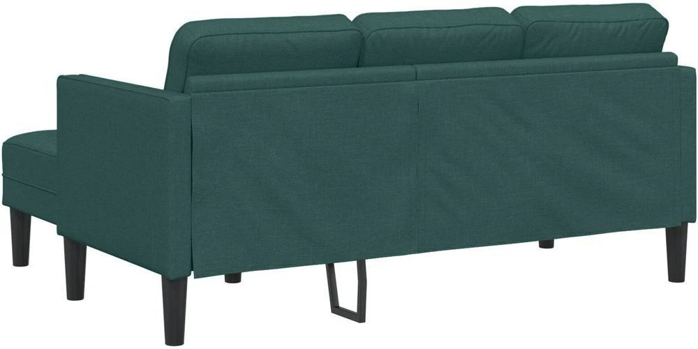 Sofa Sofos komplektas 2 vnt. Tamsiai žalia Poliesteris
