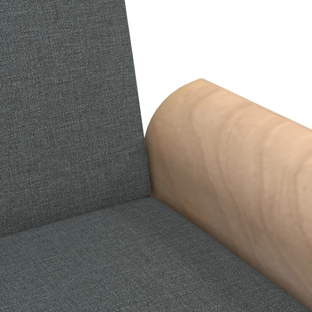 Dvivietė sofa-lova su pagalvėmis ir pakoja, pilka, aksomas