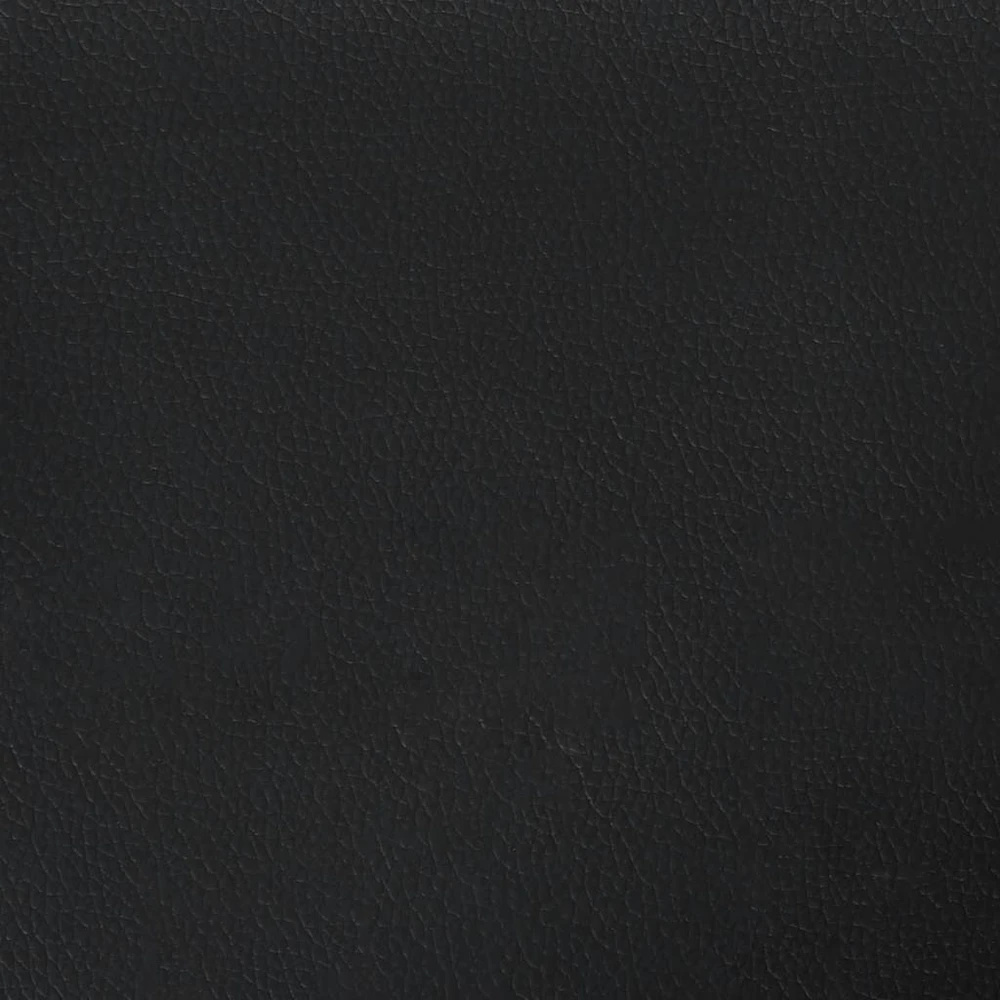 Dvivietė sofa, juoda, 180x81x84 cm, dirbtinė oda