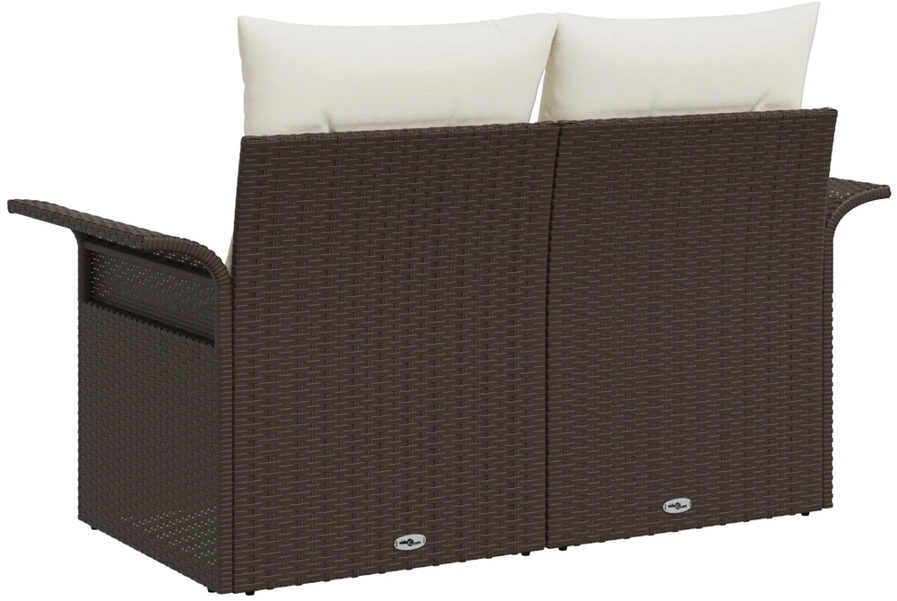 Sodo sofa su pagalve Ruda 141 x 62 x 69cm poliratanas