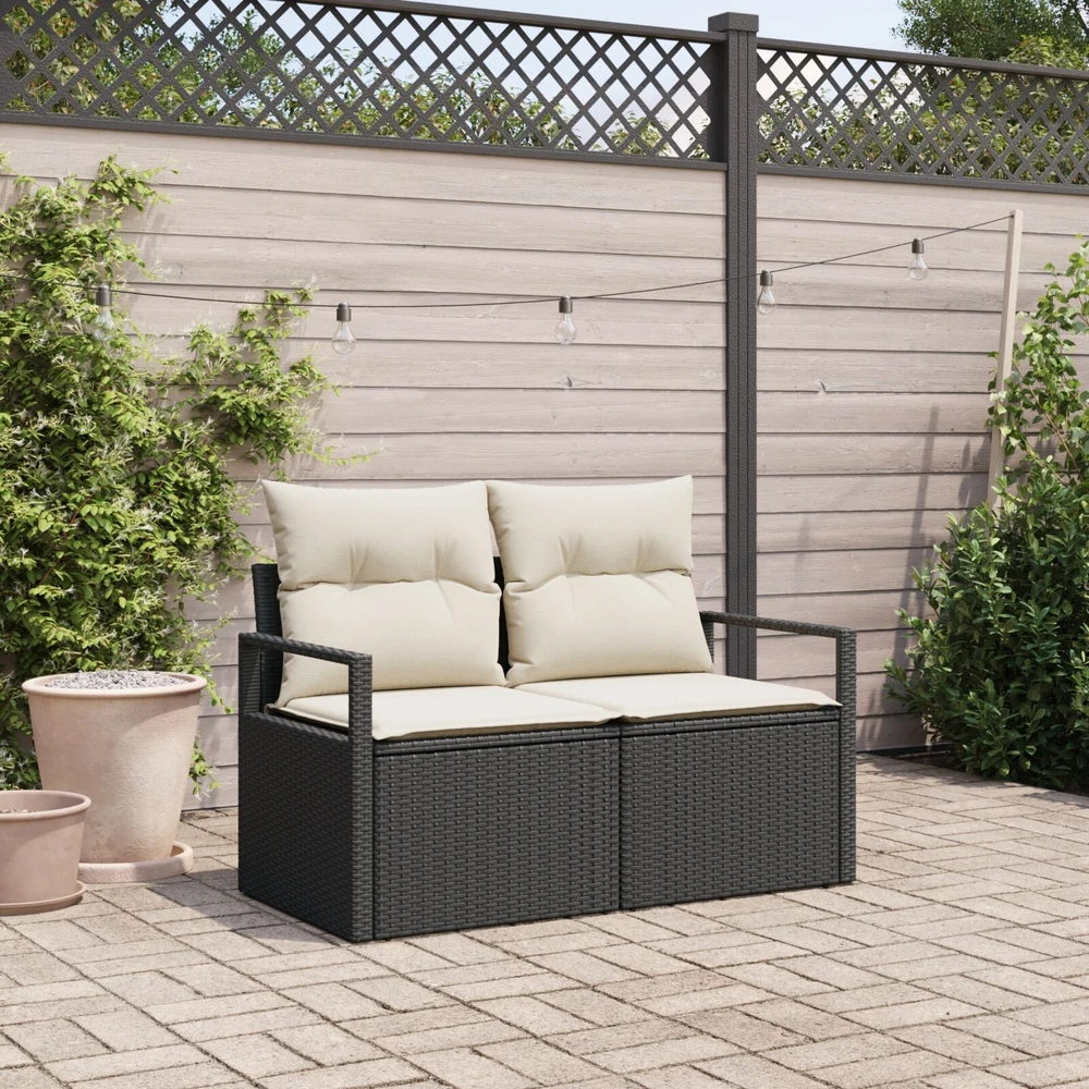 Sodo sofa su pagalve 120 x 62 x 69 cm poliratanas