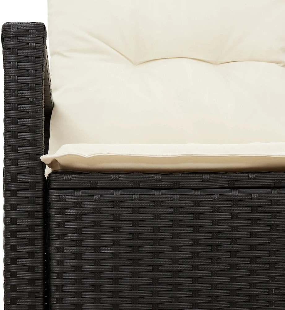 Sodo sofa su pagalve 120 x 62 x 69 cm poliratanas