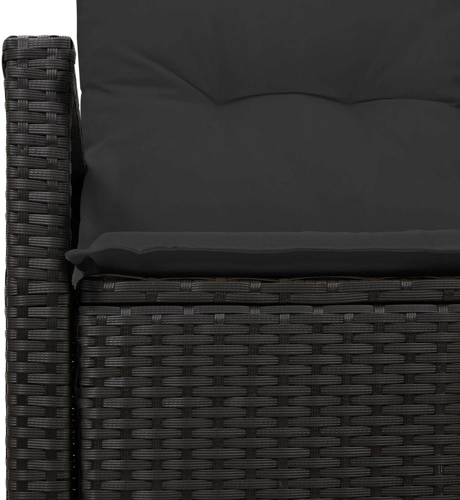 Sodo sofa su pagalve 120 x 62 x 69 cm poliratanas