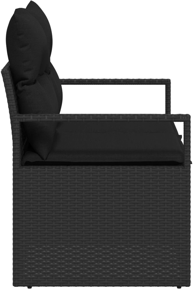 Sodo sofa su pagalve 120 x 62 x 69 cm poliratanas