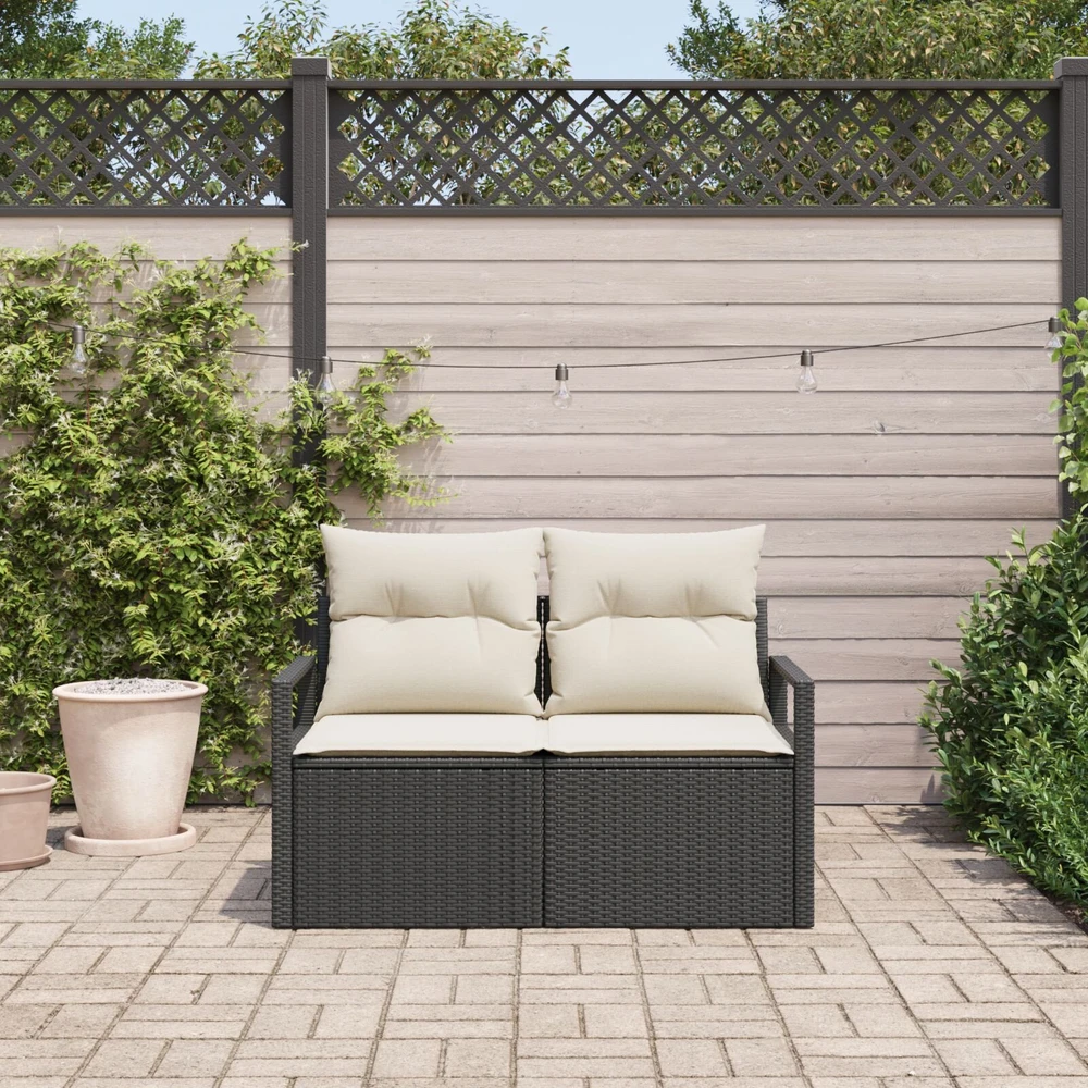 Sodo sofa su pagalve 120 x 62 x 69 cm poliratanas
